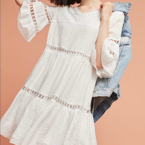 Anthropologie Black Baby Doll Dress MP - Picture 2 of 8